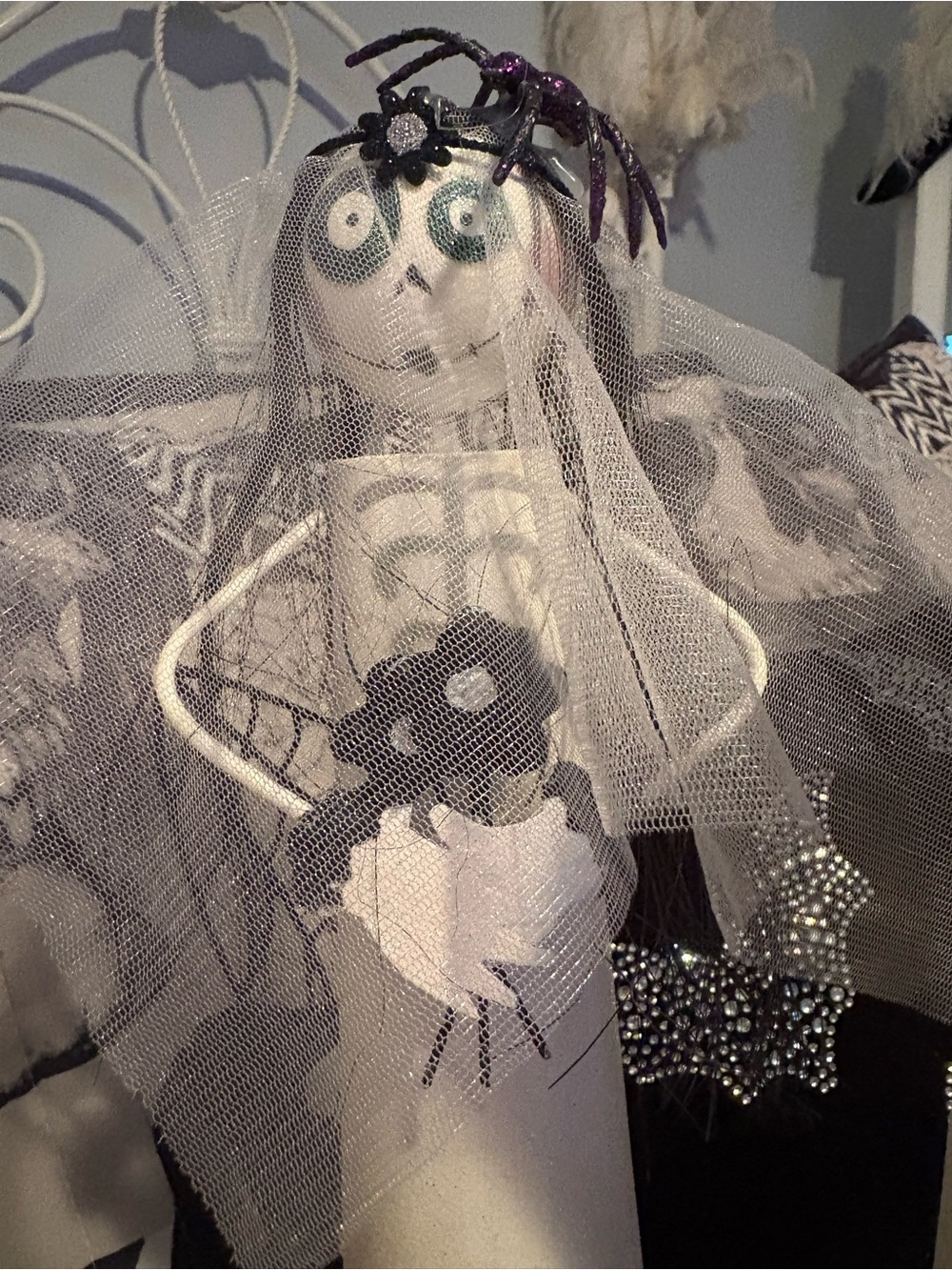 FRANKIE and his BRIDE 15 inc metal HALLOWEEN FUN 🎃 - Picture 5 of 14